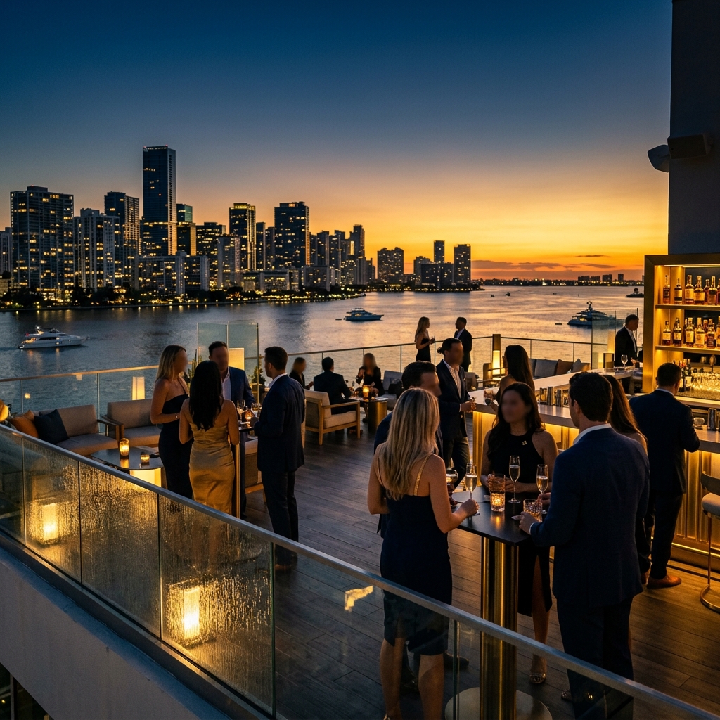 Miami elite social scene