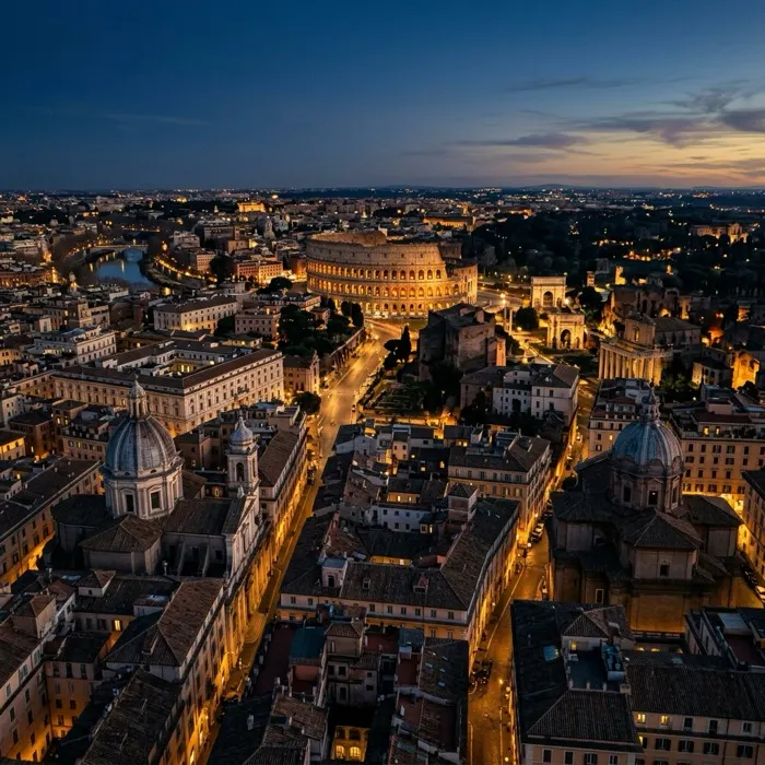 Rome elite social scene